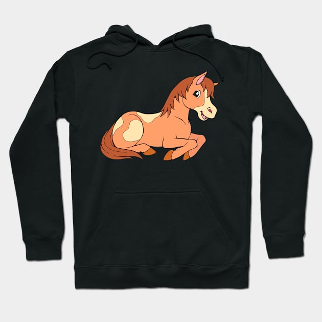 Foal Horse for Kids Hoodie by samshirts